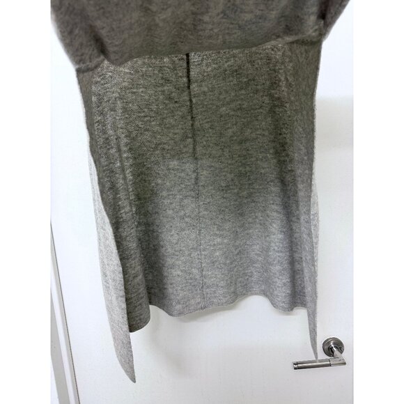 Worth New York NY Gray Wool Cape Back Sweater Knit Top Capelet Shrug XS - Picture 9 of 16